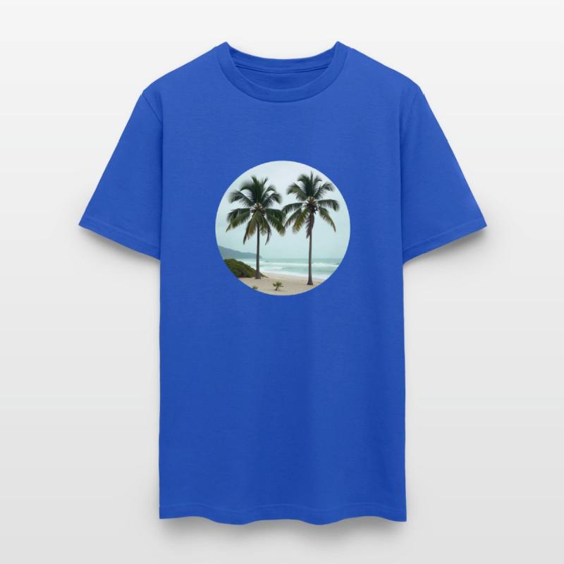 T shirt With Tropical Serenity
