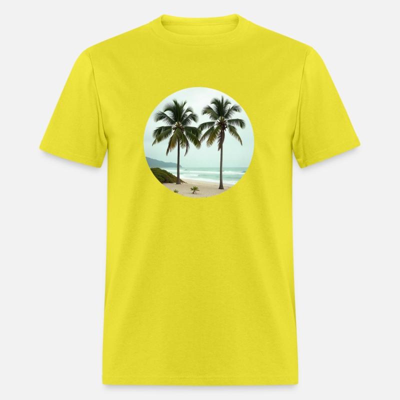 T shirt With Tropical Serenity