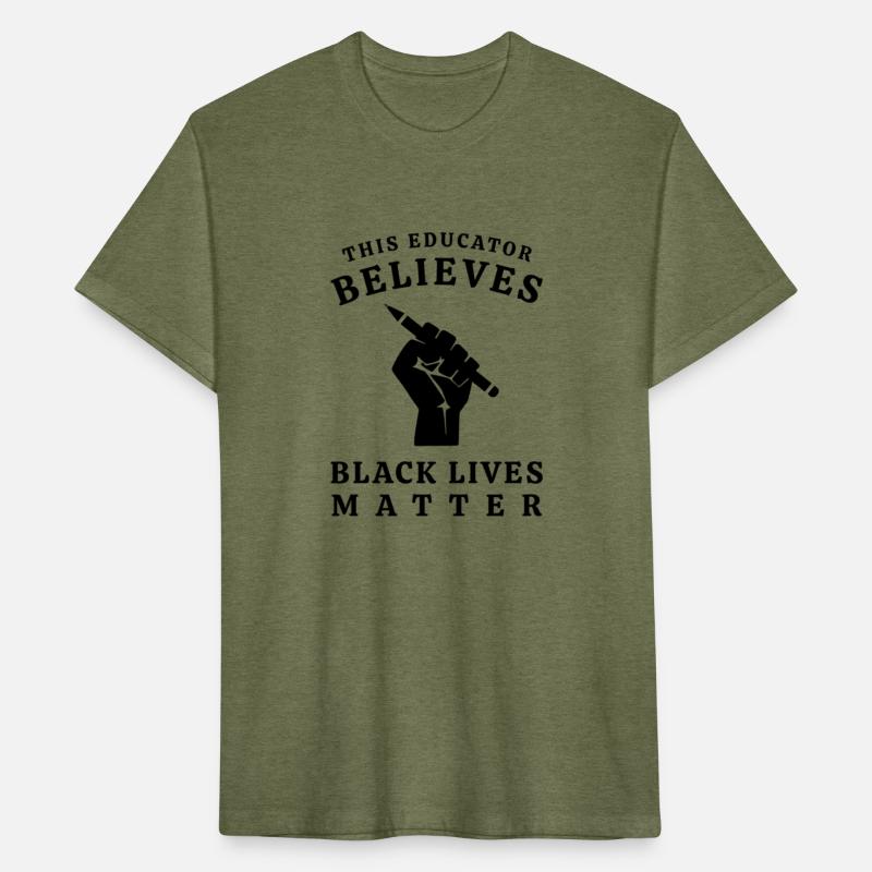 Teacher Blm Movement Stop Racism Power Pencil Fist