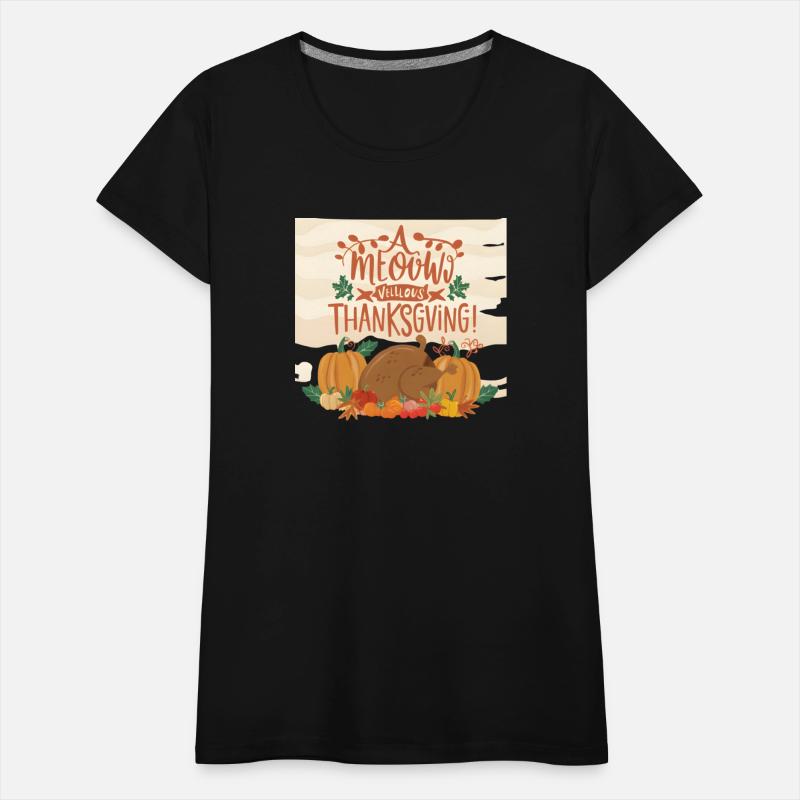 Tee-shirt de Thanksgiving Meow-velous