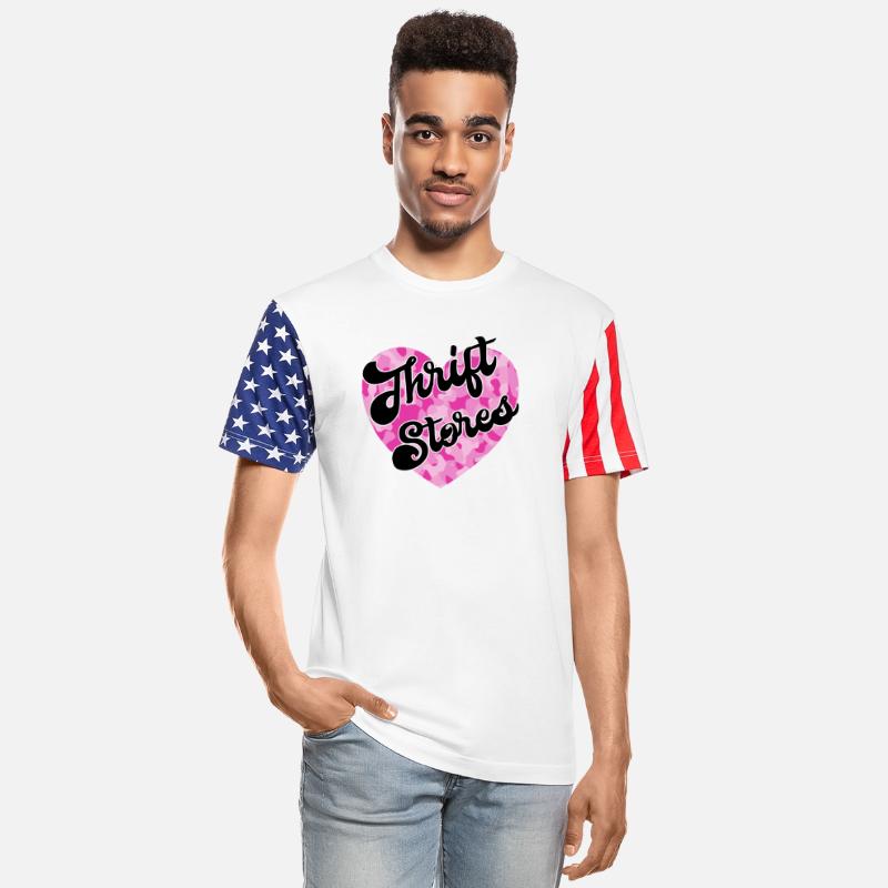 Thrift Stores pink camo heart