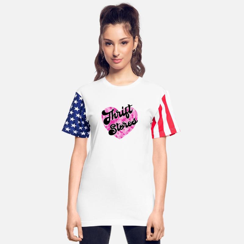 Thrift Stores pink camo heart