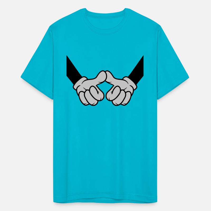 thumb touch greeting friends