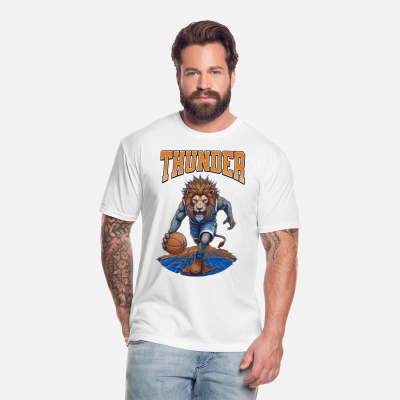 thunder championship Lion Hoops Mascot Sports