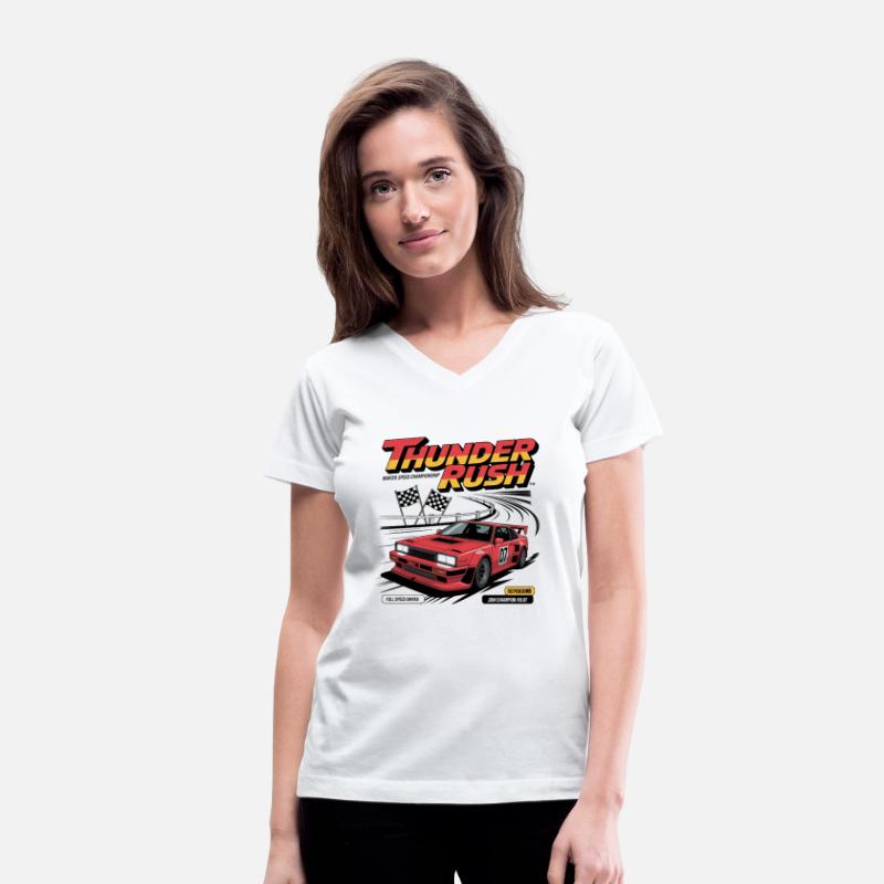 Thunder Rush – Retro JDM Racing Champion Tee