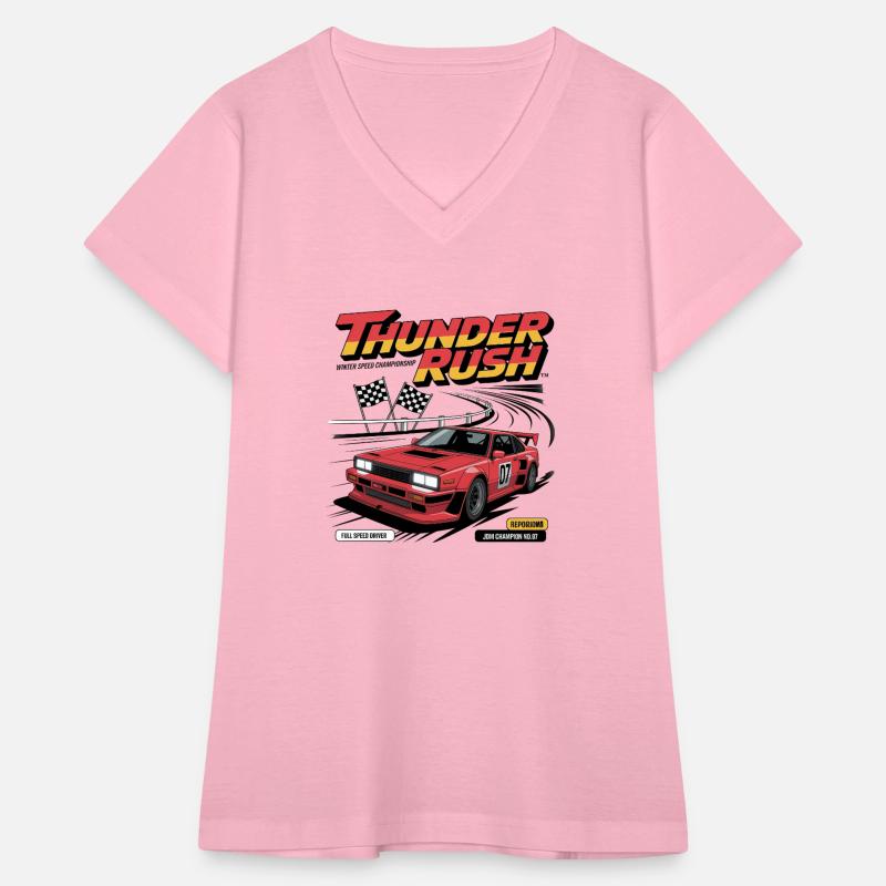 Thunder Rush – Retro JDM Racing Champion Tee