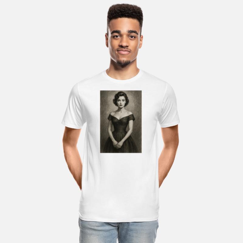 Timeless Portrait of a Woman in Vintage Elegance