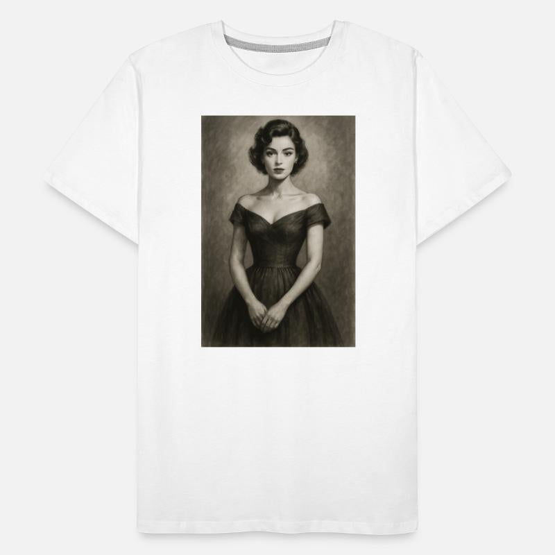 Timeless Portrait of a Woman in Vintage Elegance