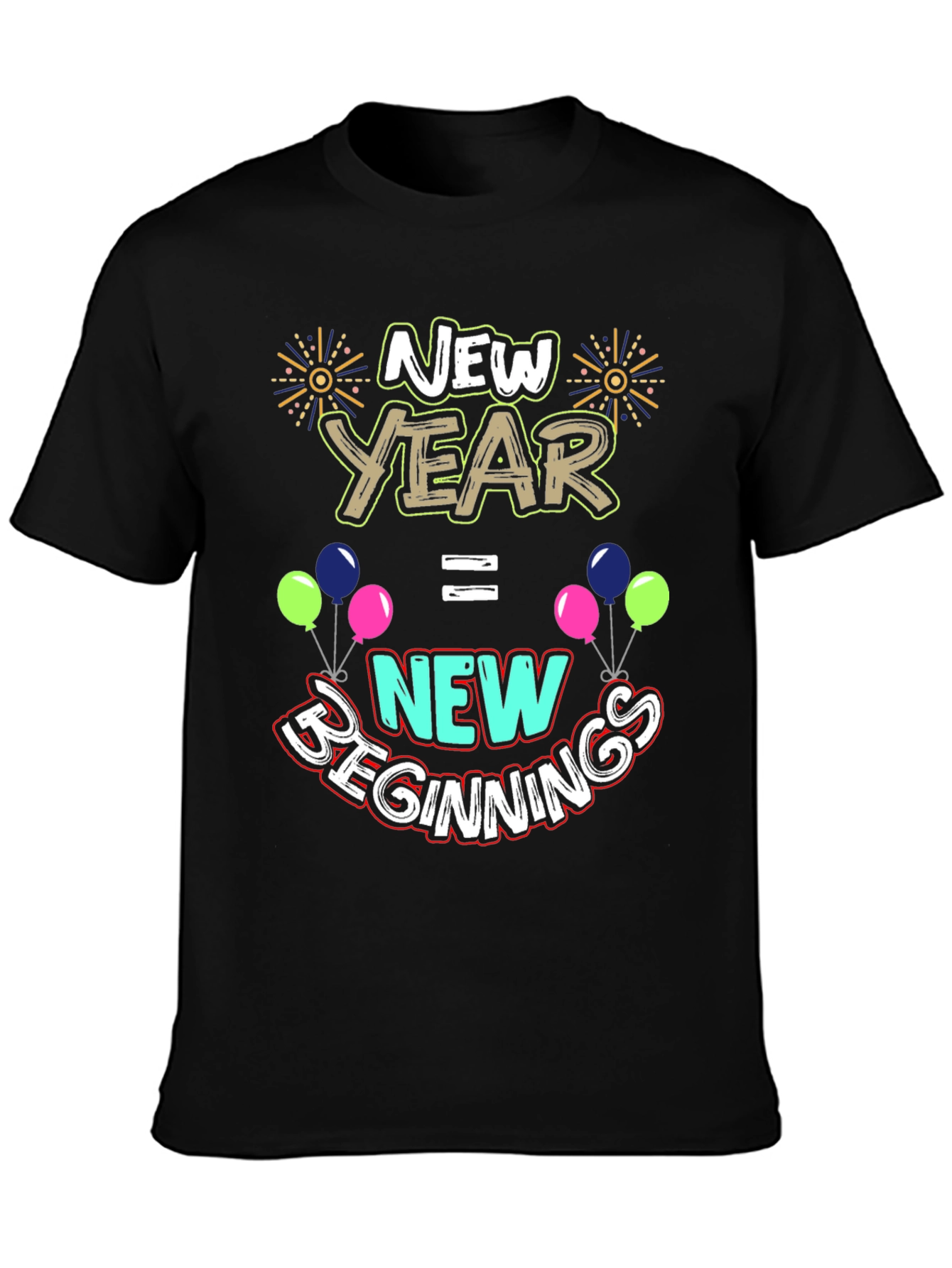 New Years Beginnings Graphic Tee