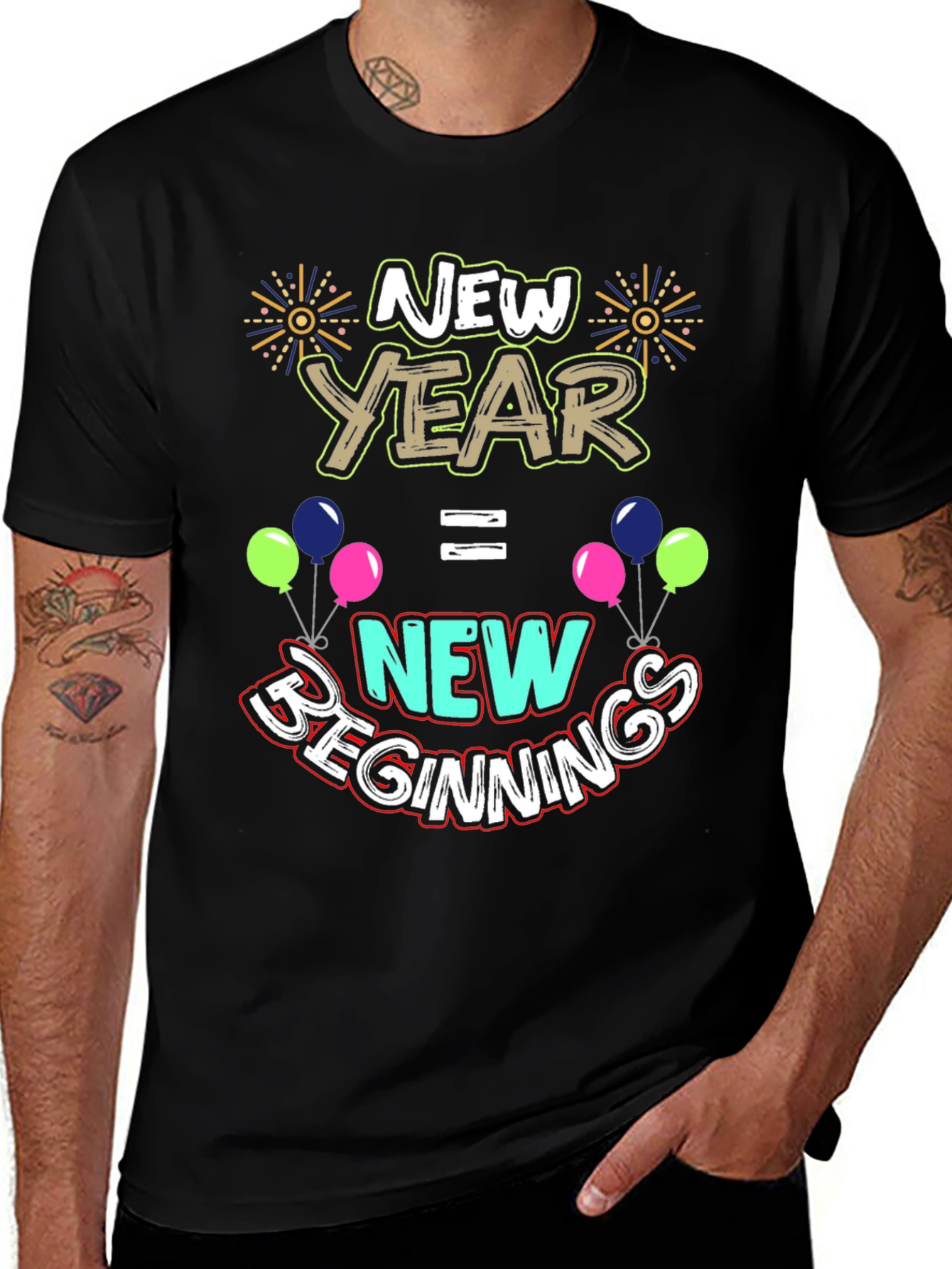 New Years Beginnings Graphic Tee