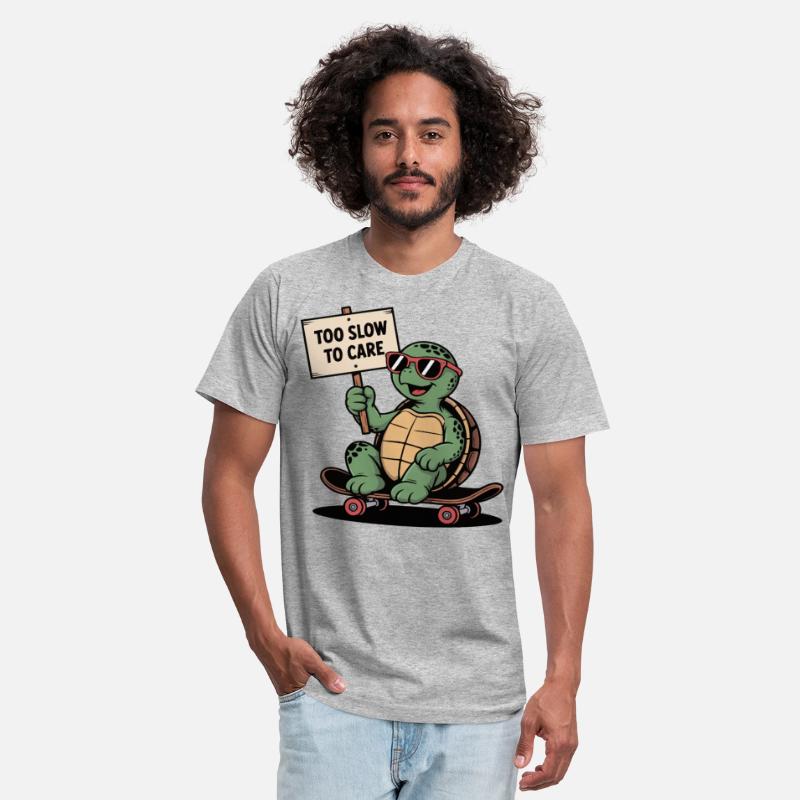 Too Slow to Care – Cool Turtle Skateboard