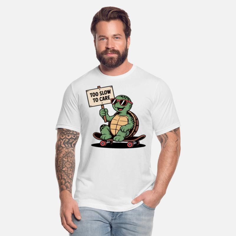 Too Slow to Care – Cool Turtle Skateboard