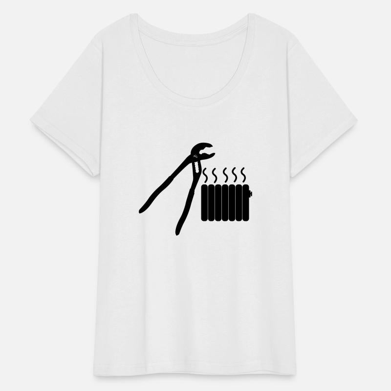 Tools heating mechanic logo pipe wrench and centra