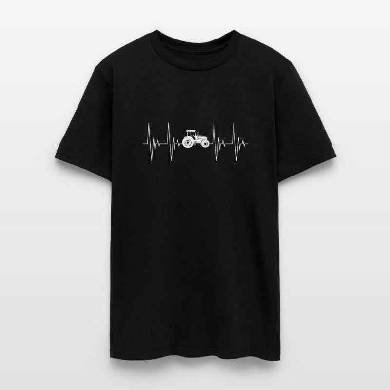 Tractor heartbeat EKG agricultural vehicle