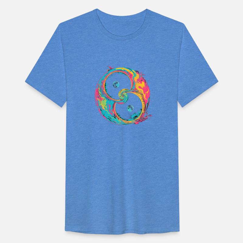 Trippy Yin Yang Abstract