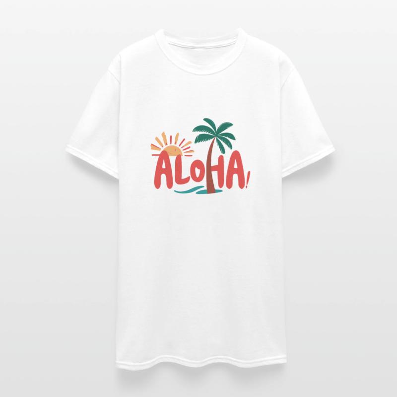 Tropical Aloha Beach Tee | Relaxing Island Shirt