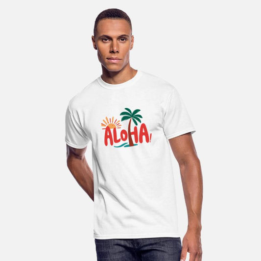 Tropical Aloha Beach Tee | Relaxing Island Shirt