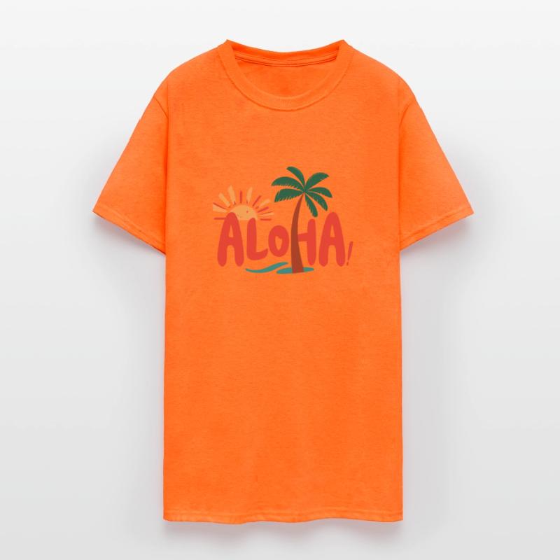 Tropical Aloha Beach Tee | Relaxing Island Shirt