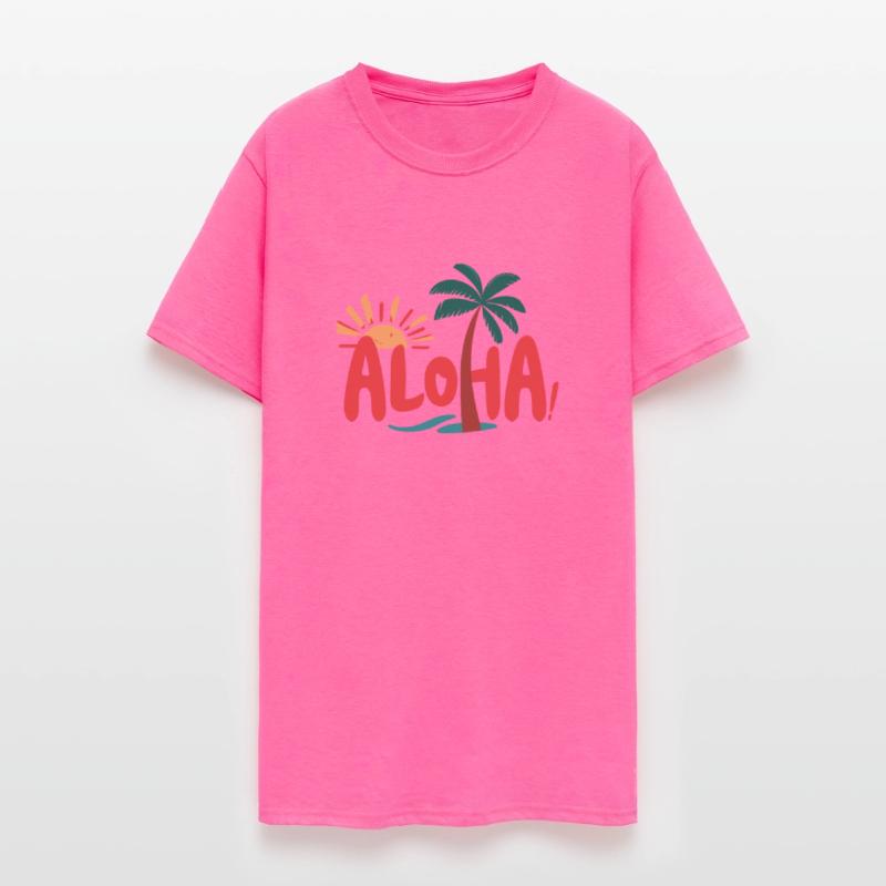 Tropical Aloha Beach Tee | Relaxing Island Shirt