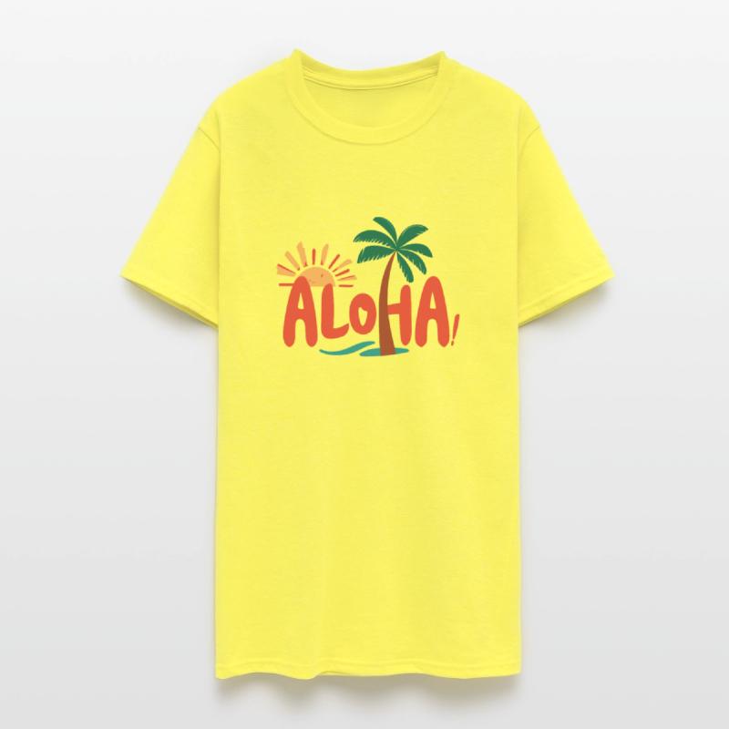 Tropical Aloha Beach Tee | Relaxing Island Shirt