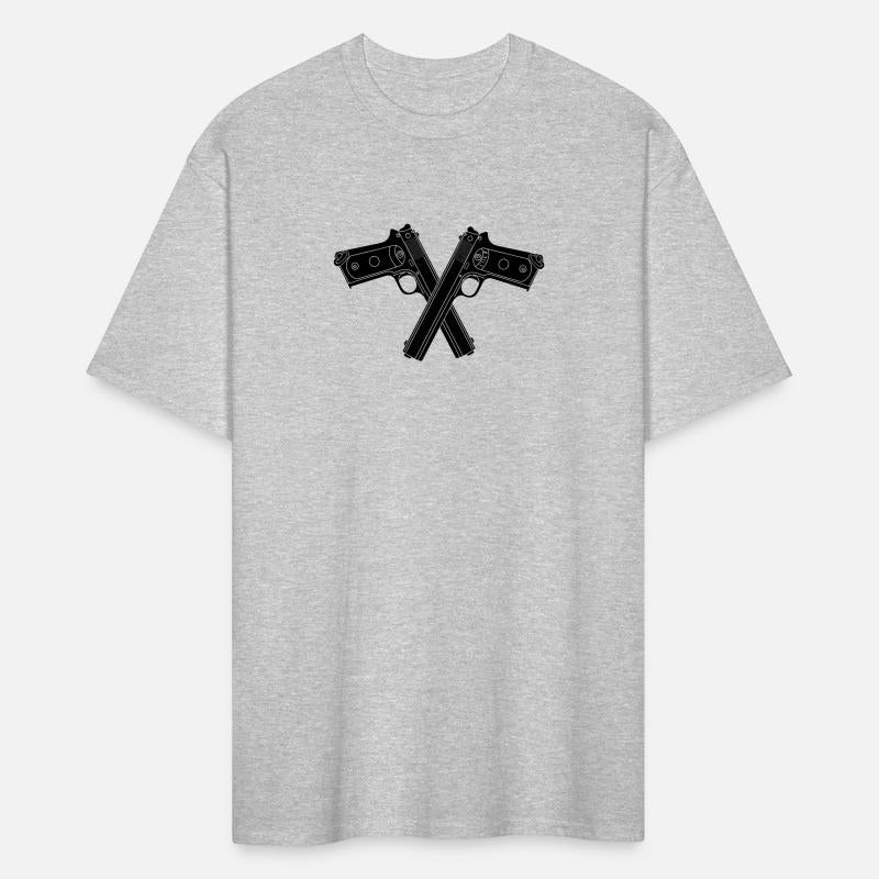 Two crossed military gun 38