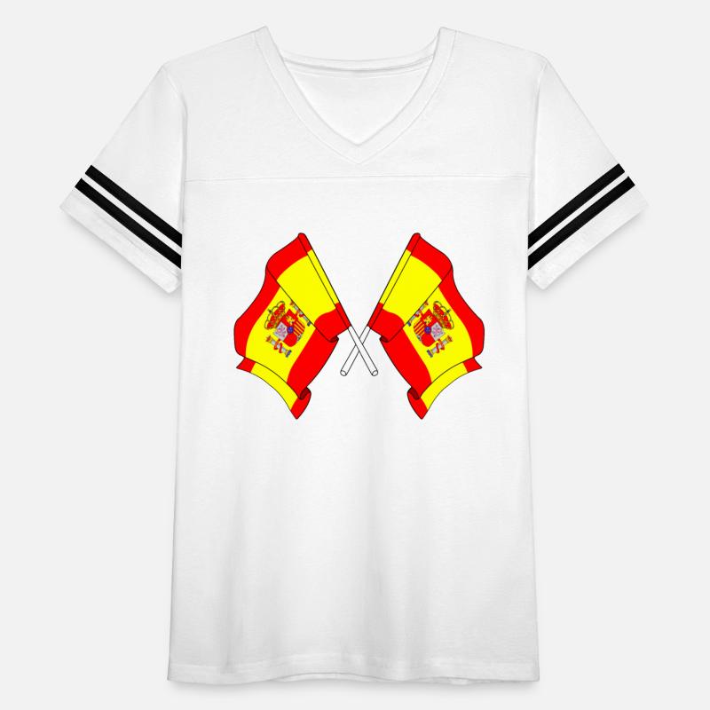 Two flags of Spain crossed