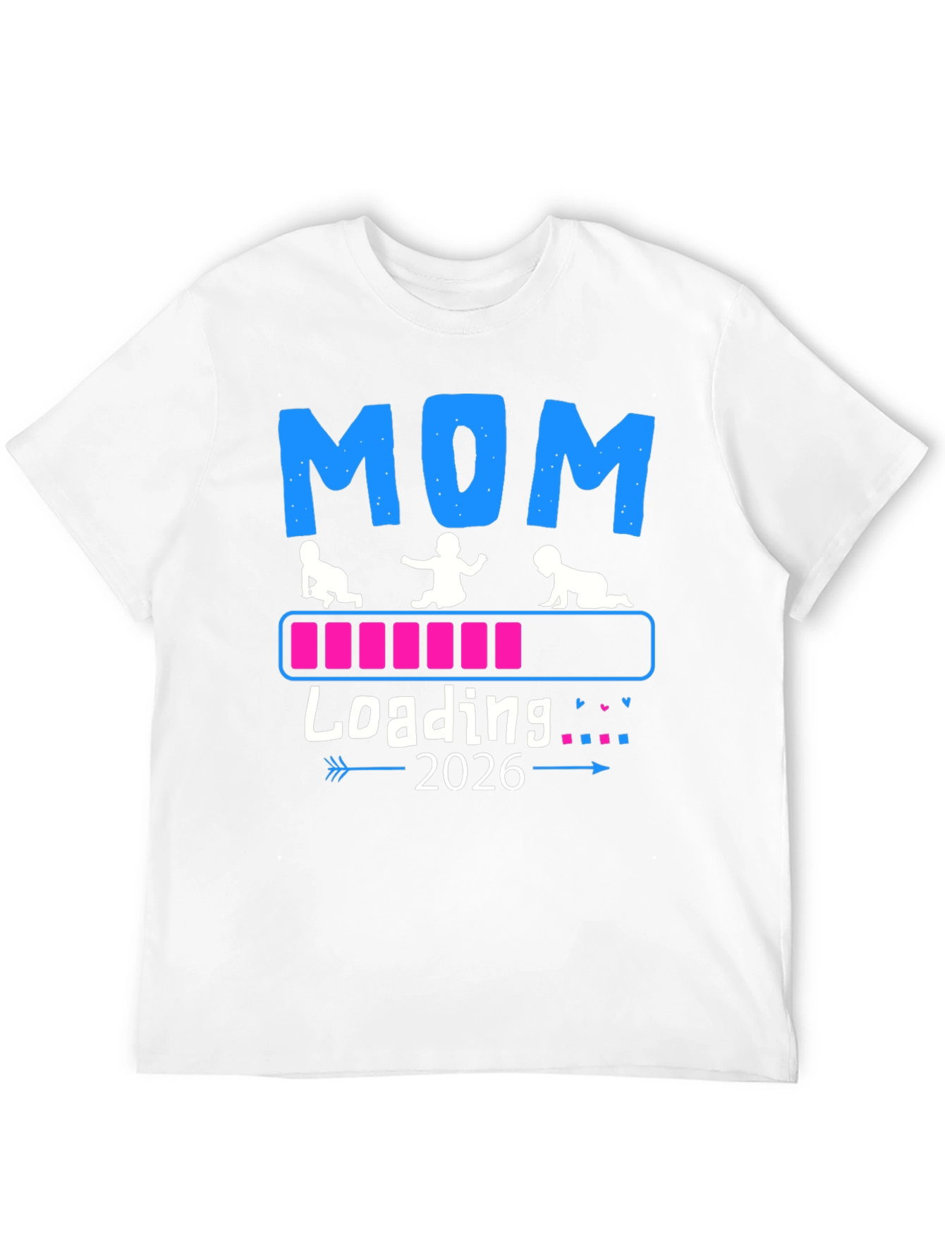 Mom Loading 2026 Baby T-Shirt