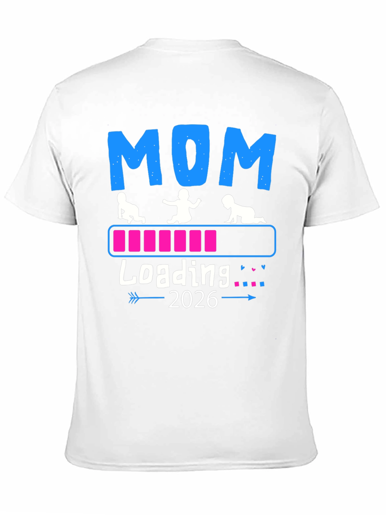 Mom Loading 2026 Baby T-Shirt