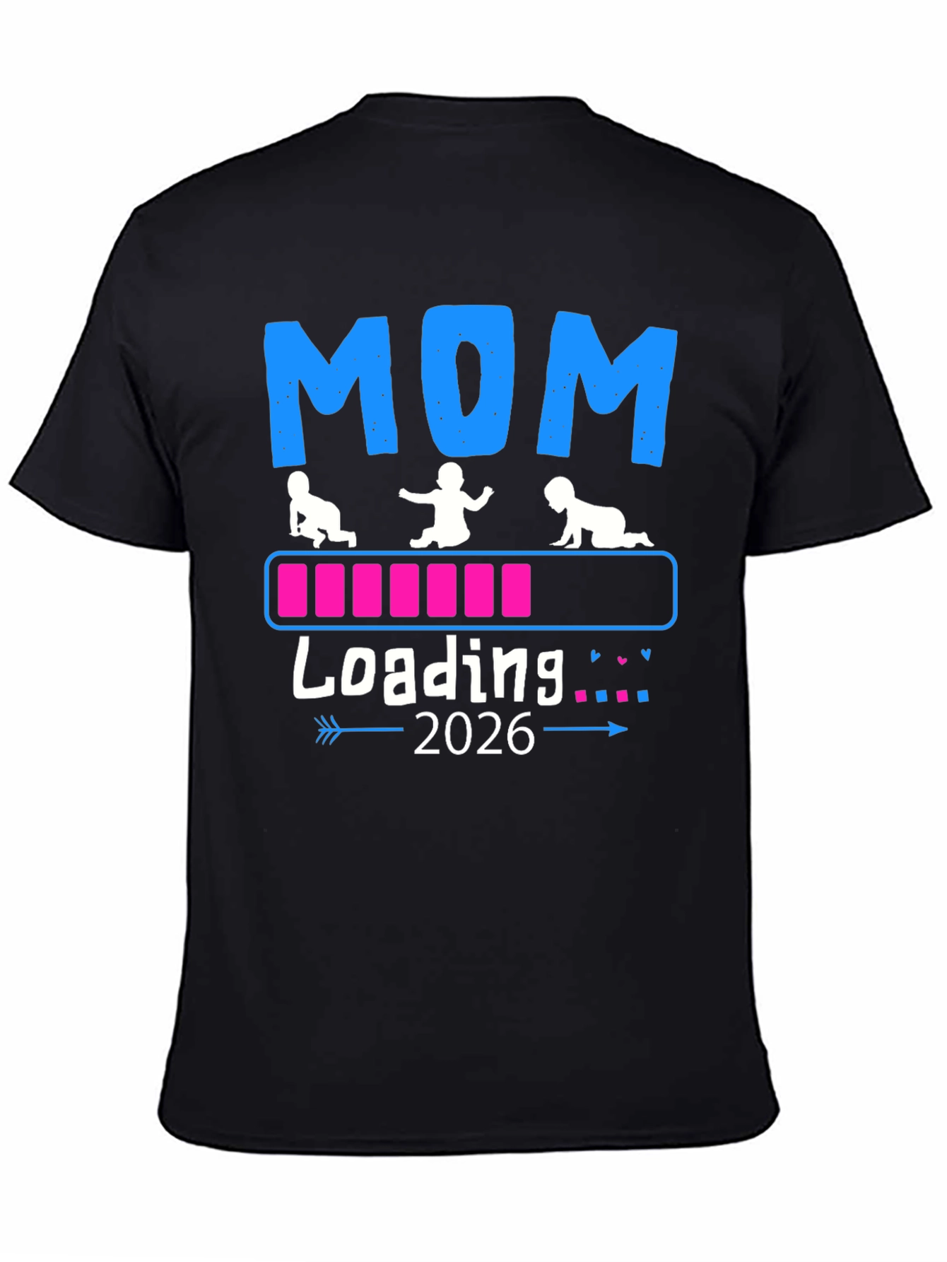 Mom Loading 2026 Baby T-Shirt