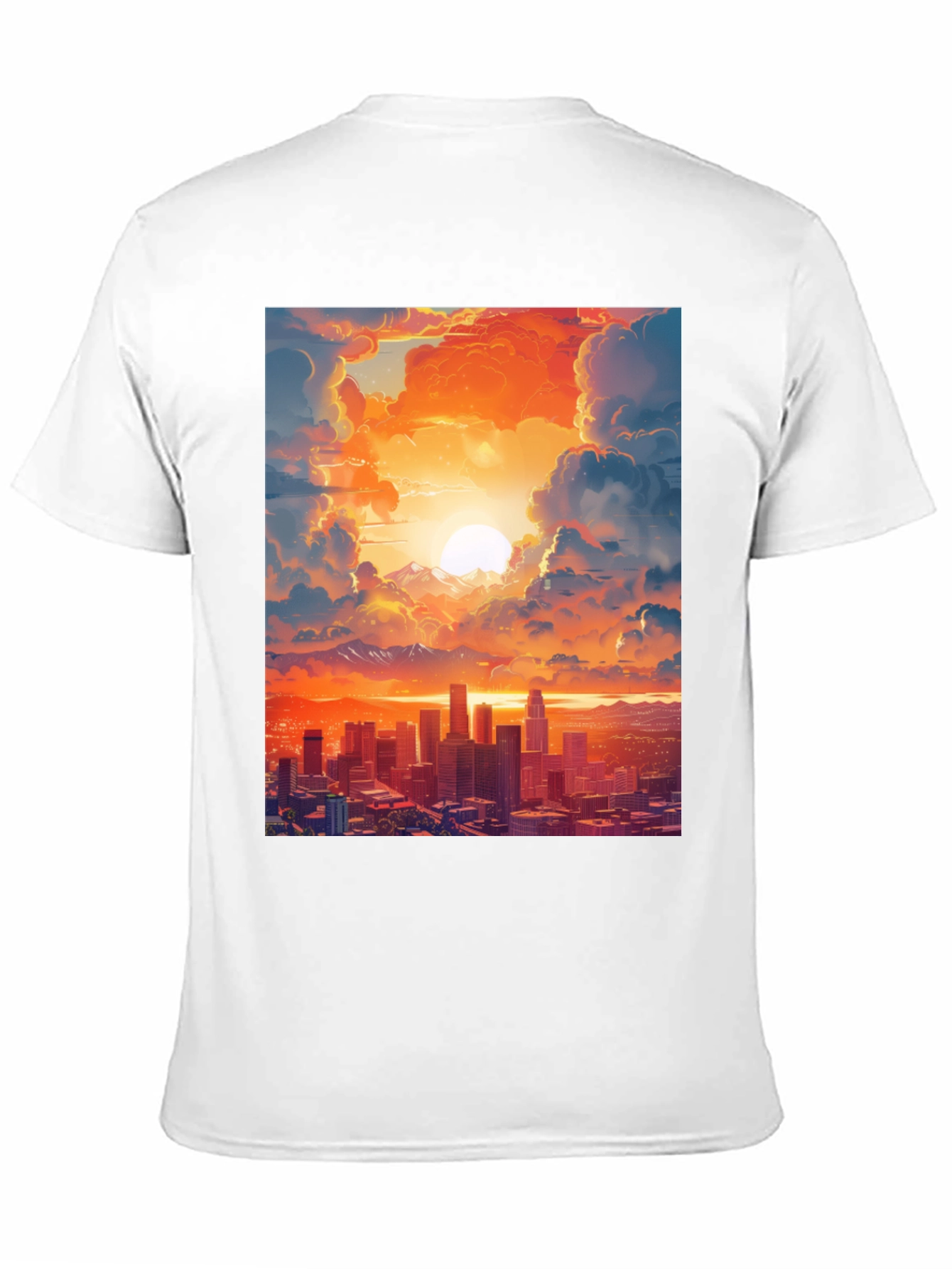 Sunset Cityscape Graphic Tee