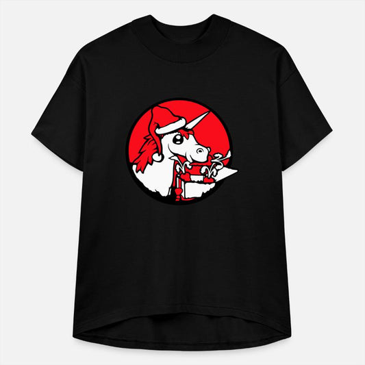 Unicorn Christmas Santa Claus Gifts Present Hat