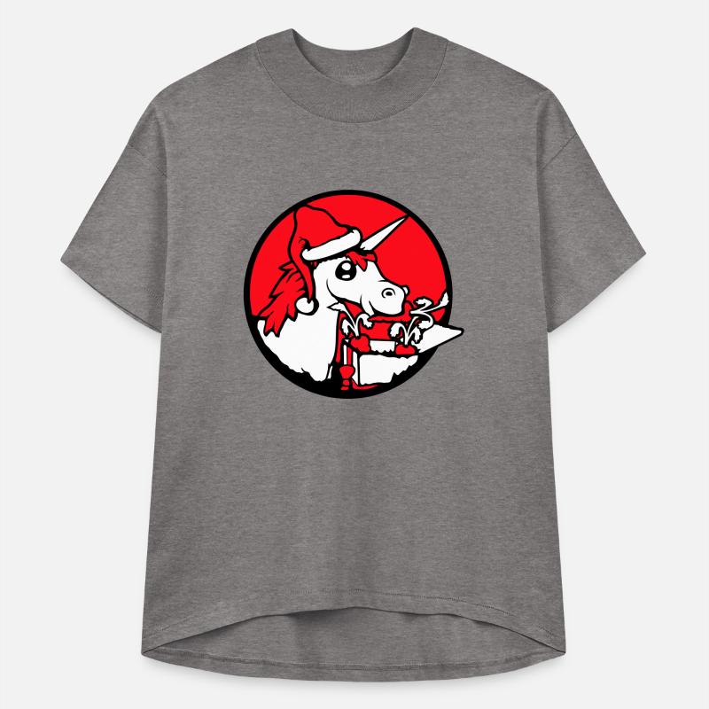 Unicorn Christmas Santa Claus Gifts Present Hat