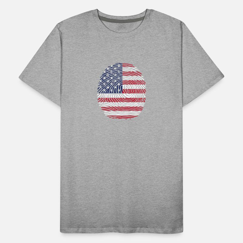 Usa flag fingerprint