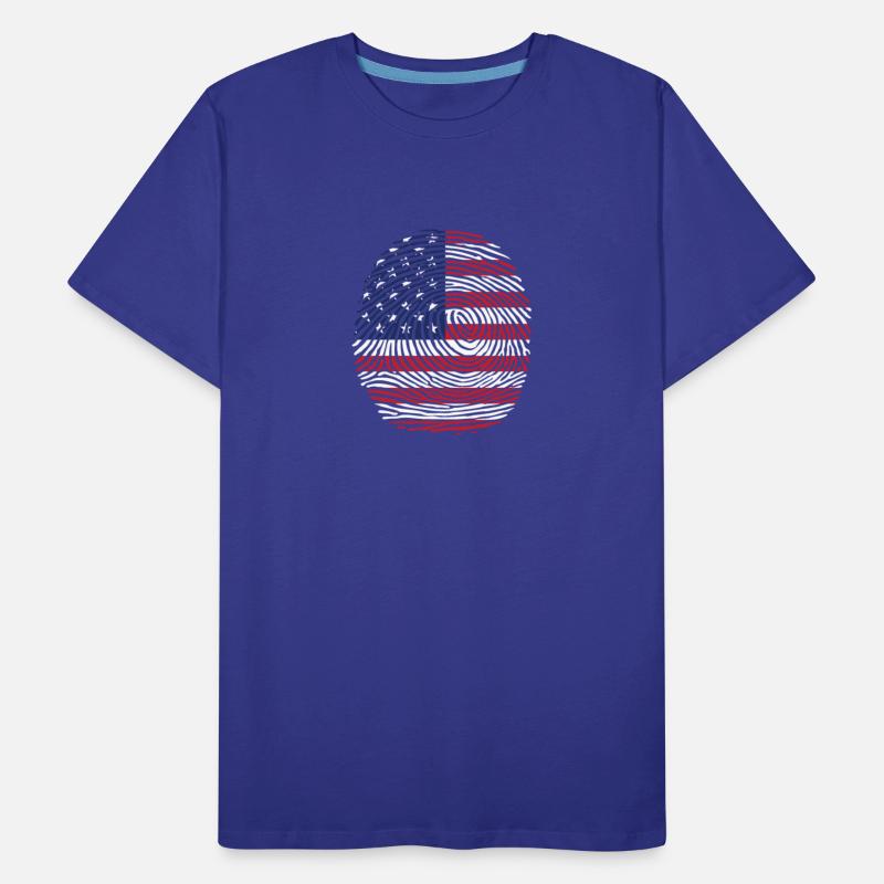 Usa flag fingerprint