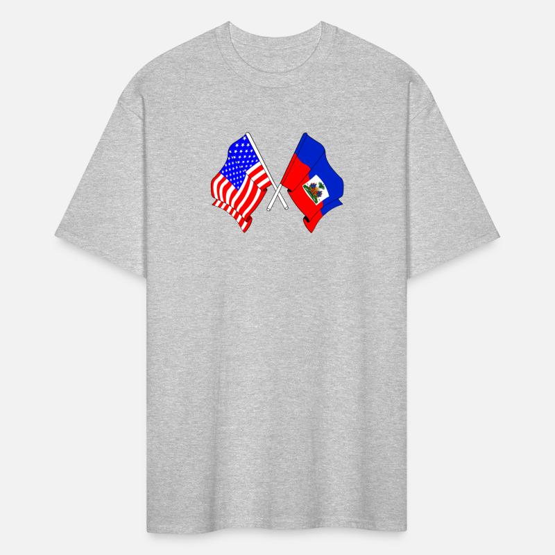 USA flag USA, Haiti flag