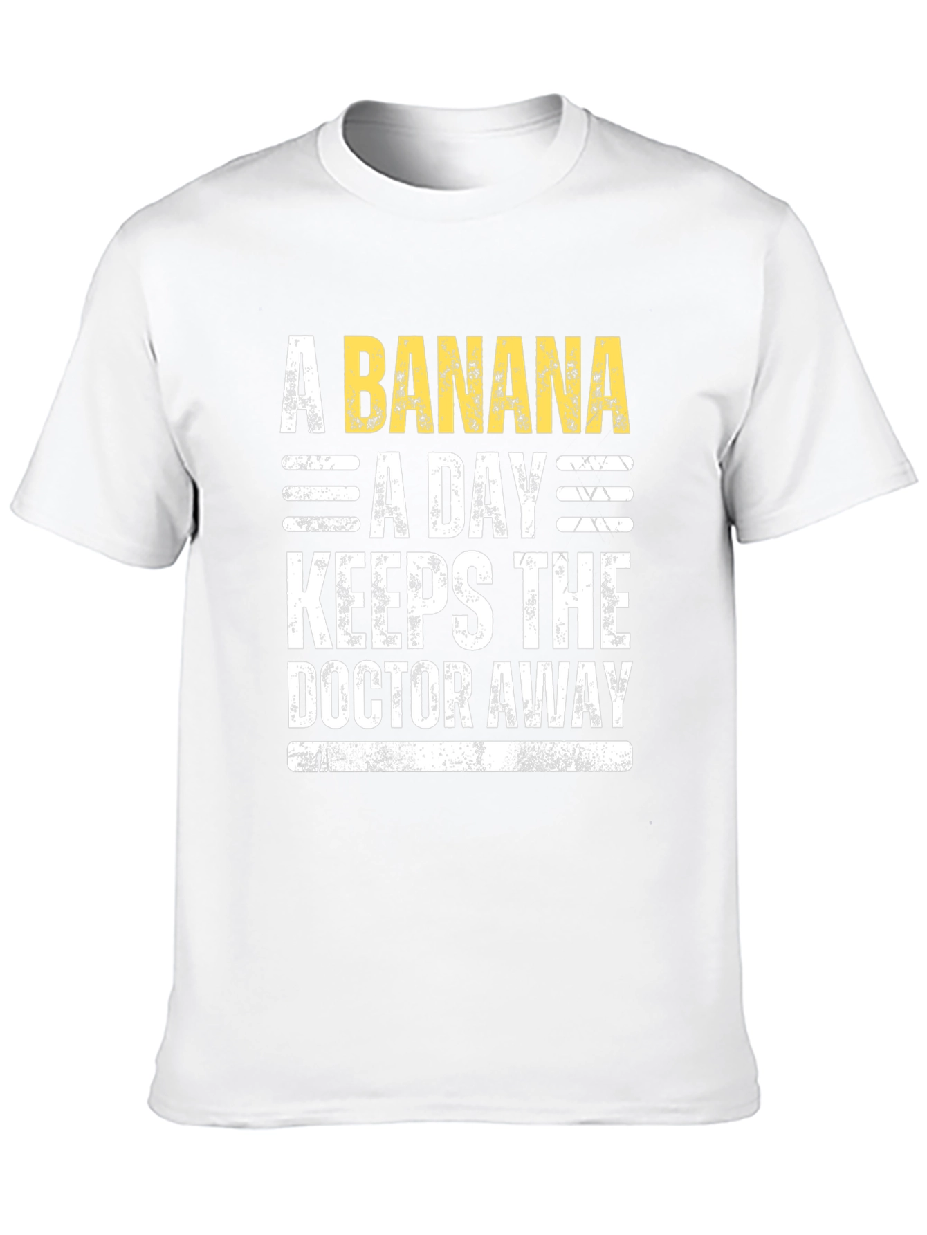 Banana a Day T-Shirt - Novelty Fruit Health Tee