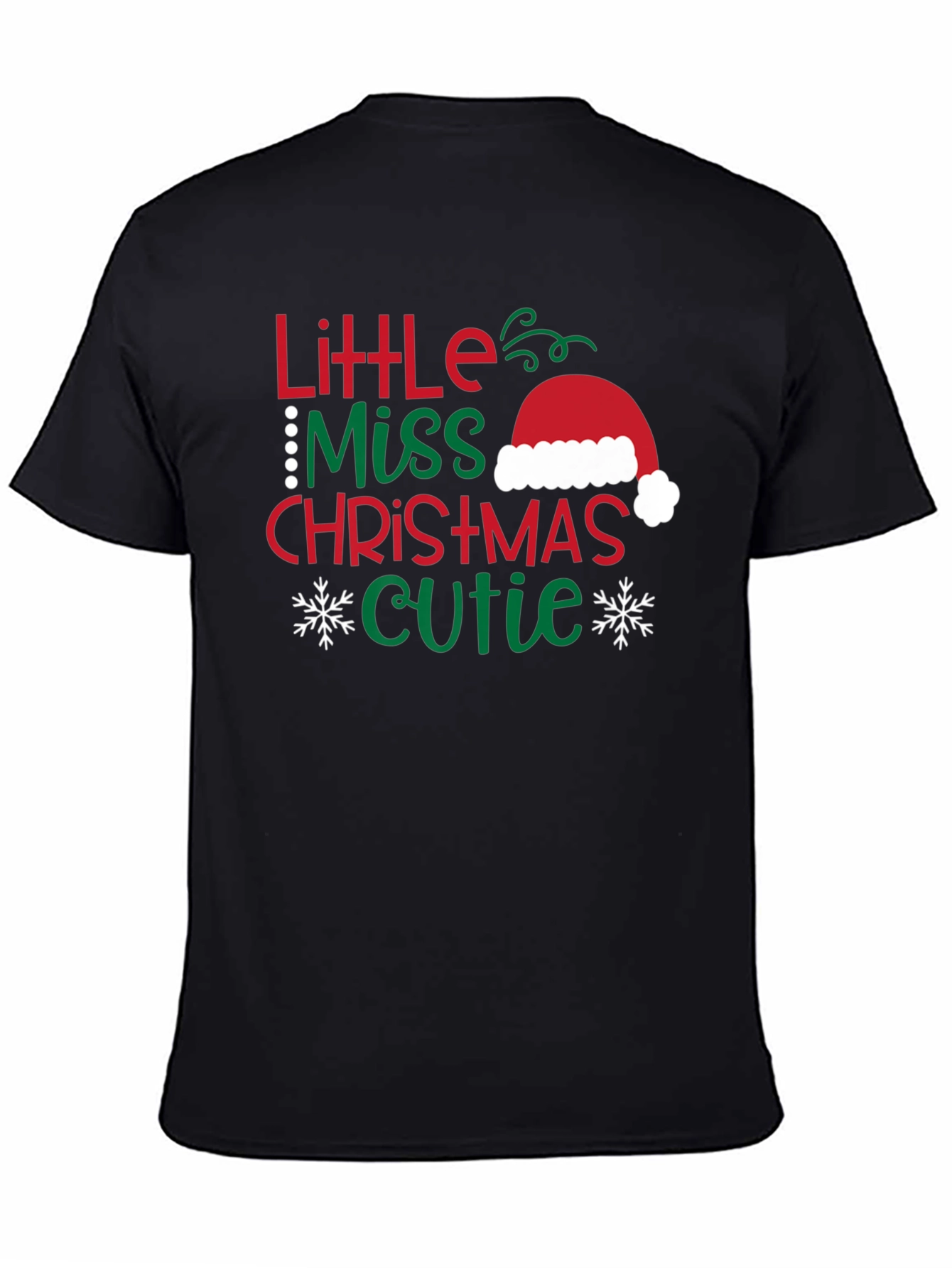 Little Miss Christmas Cutie Graphic T-Shirt