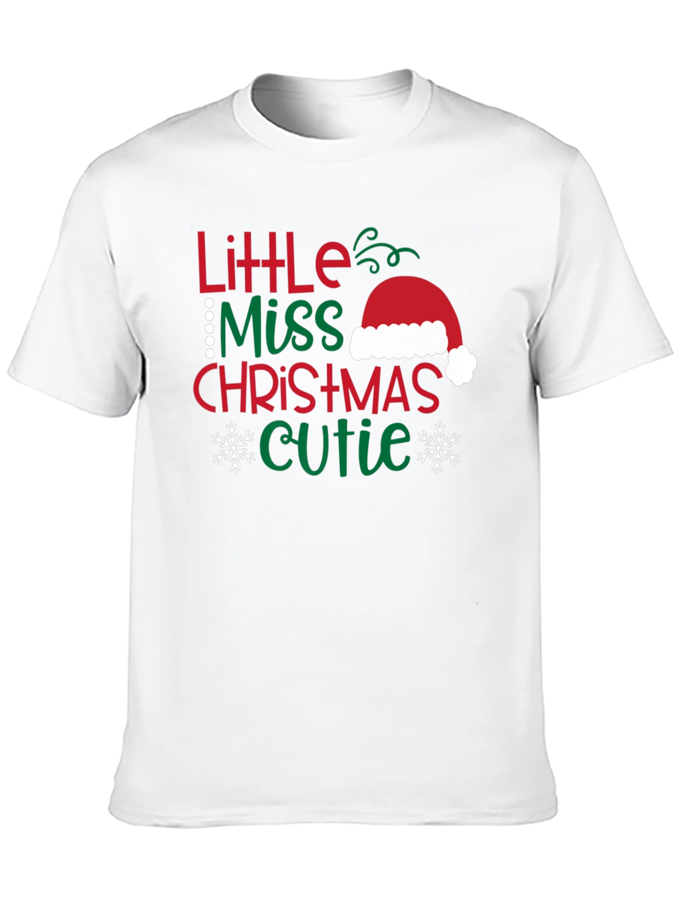 Little Miss Christmas Cutie Graphic T-Shirt