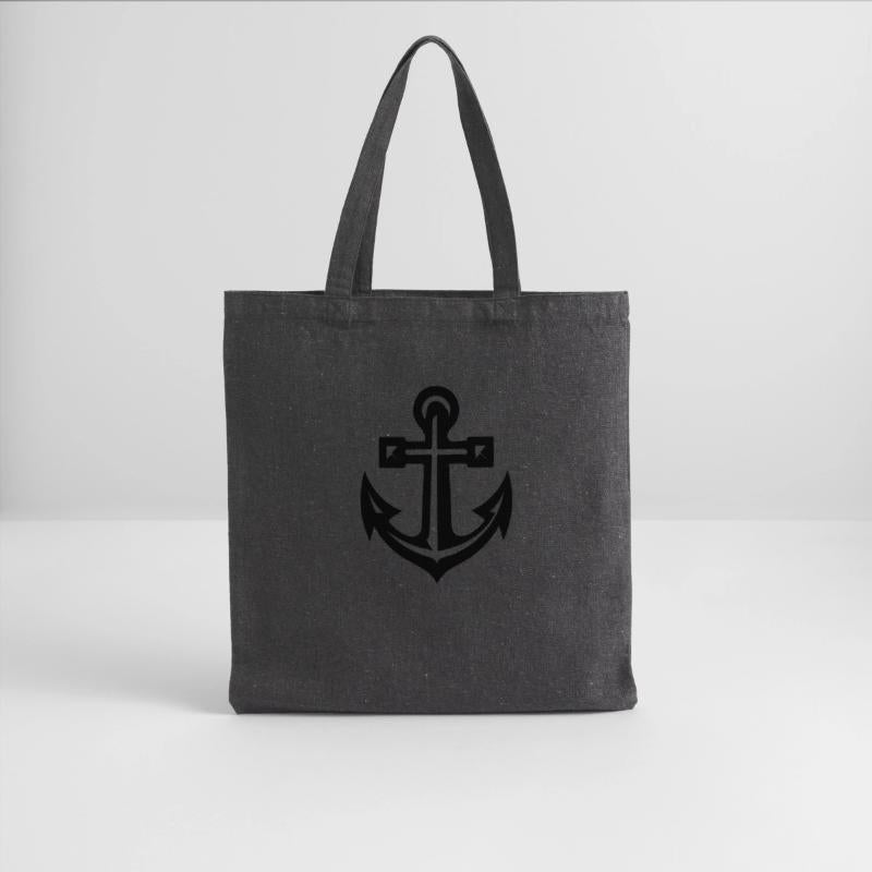 Very Old Anchor In Tattoo Style