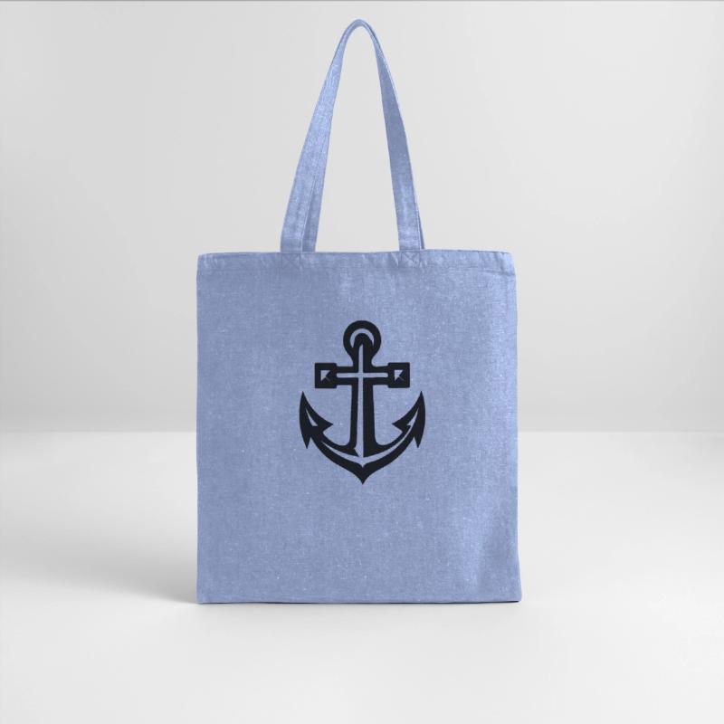 Very Old Anchor In Tattoo Style