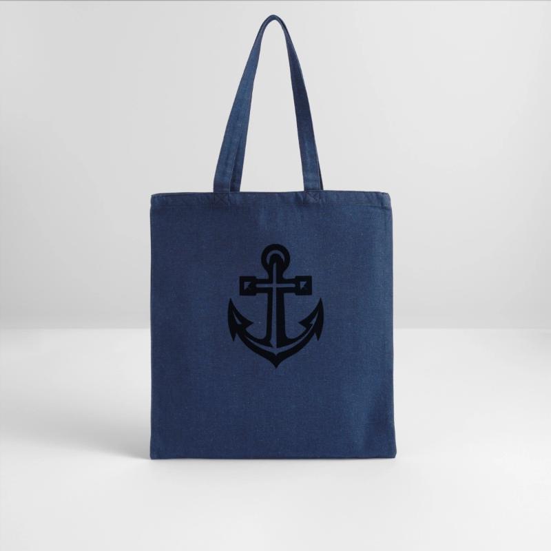 Very Old Anchor In Tattoo Style