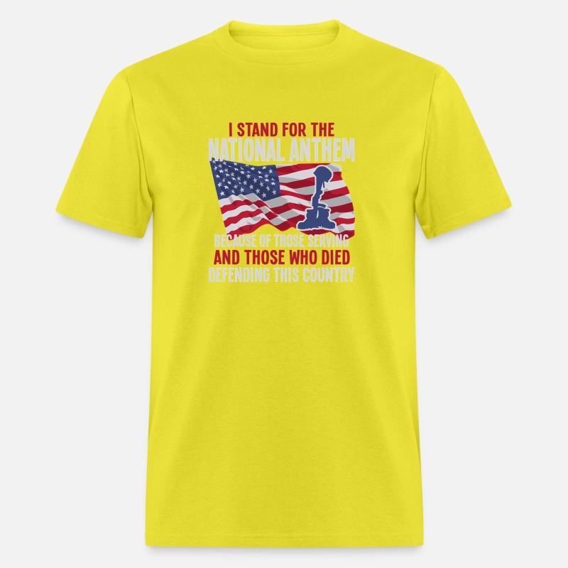 Veteran I Stand For The Anthem Usa