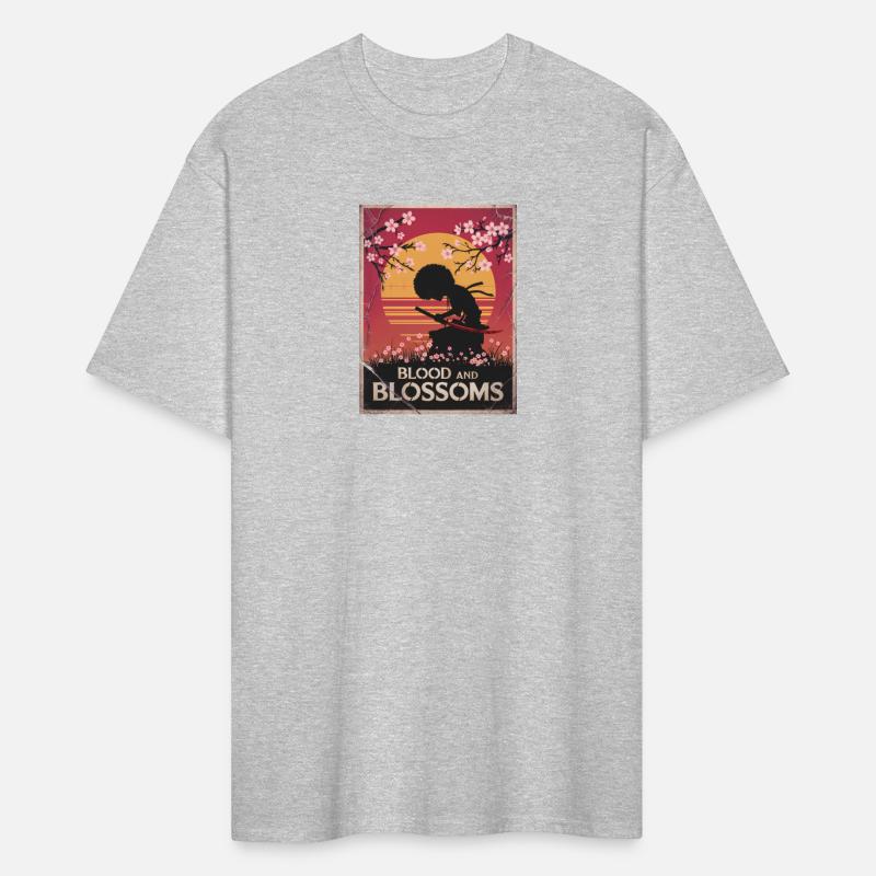 Vintage Afro Samurai Warrior - Blood And Blossoms