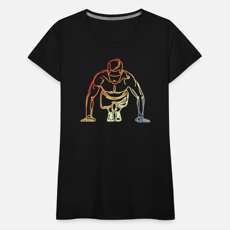 Vintage Bodybuilder Drawing