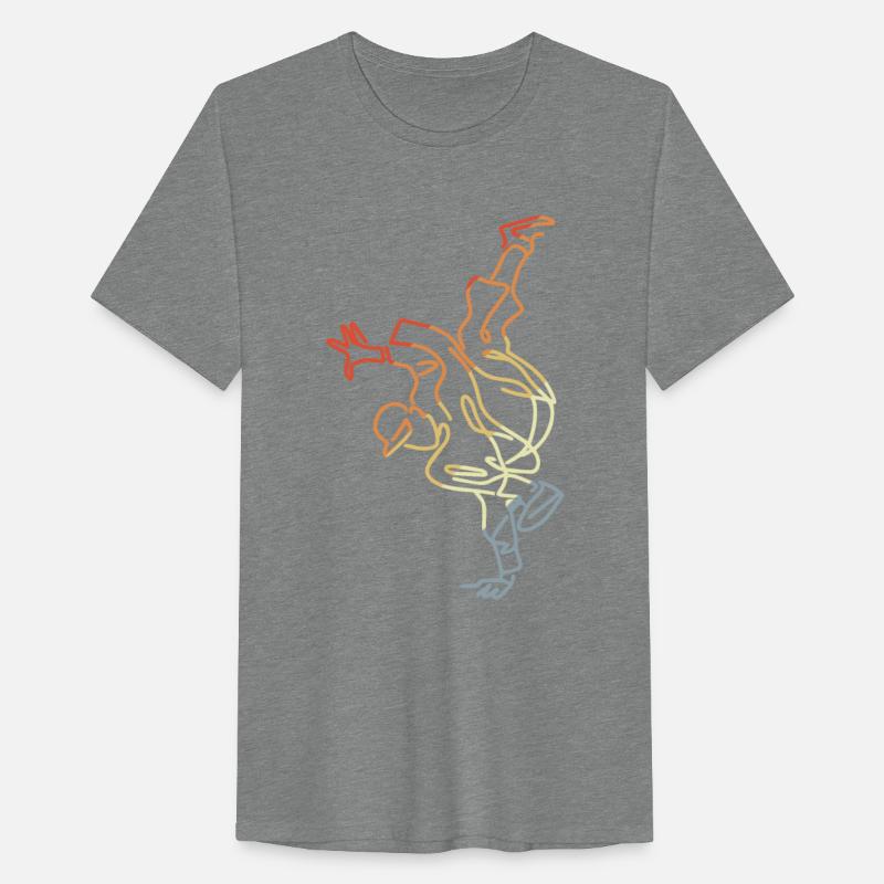 Vintage Breakdancing Boy Drawing