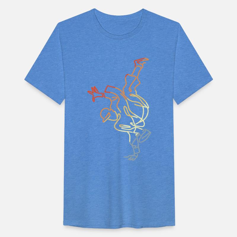 Vintage Breakdancing Boy Drawing