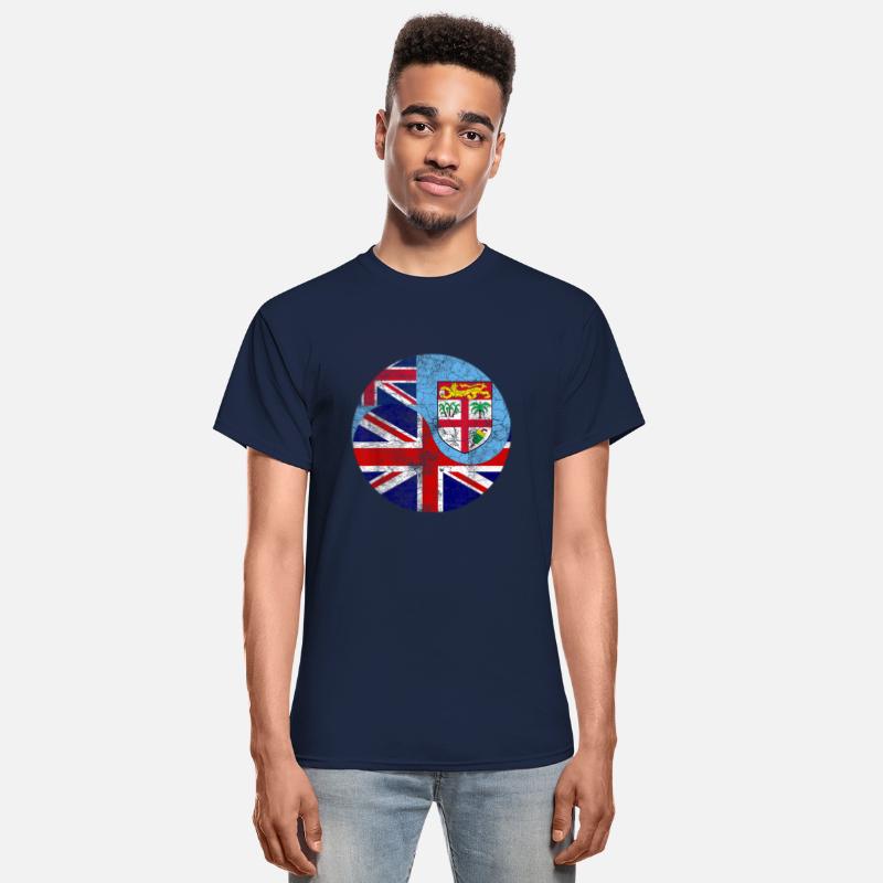 Vintage British Fijian Flags UK and Fiji Tee