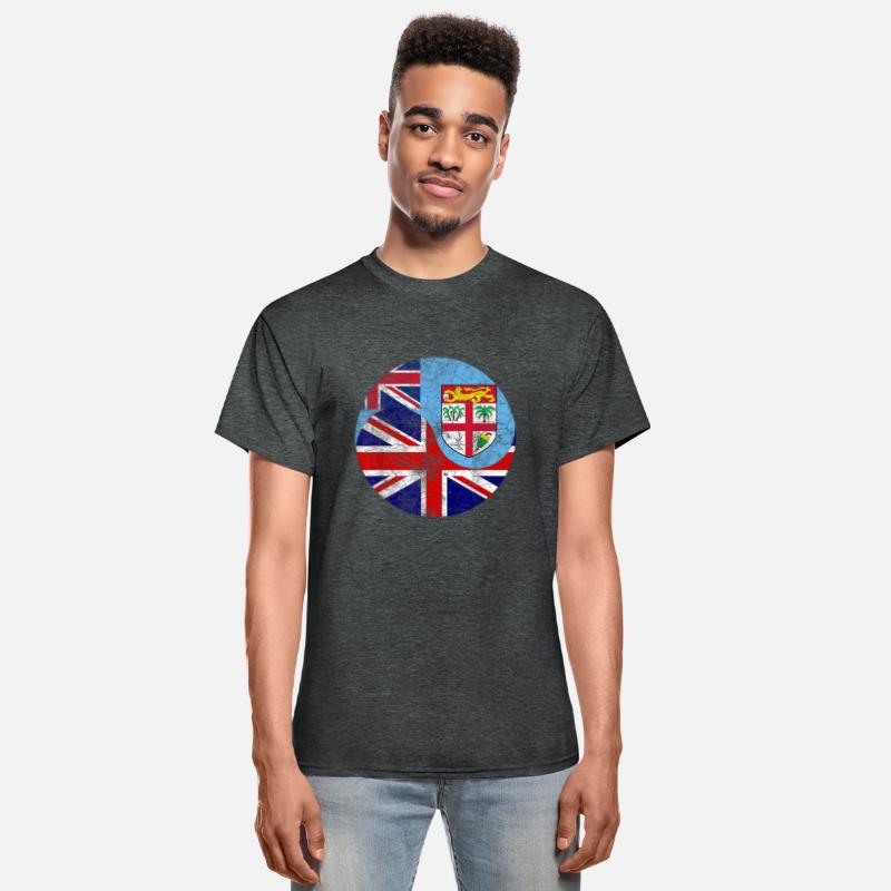 Vintage British Fijian Flags UK and Fiji Tee