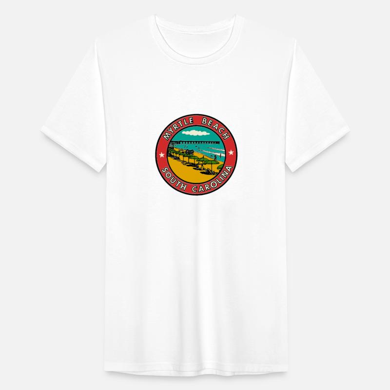 Vintage Style Myrtle Beach South Carolina Decal