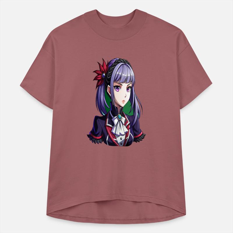 Violet Gaze,Gothic Girl illustration